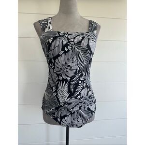 Jantzen one-piece wide strap swimsuit Sz 10 NWT